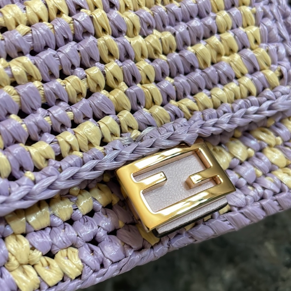 Fendi Purple and Yellow Mini Bag - Picture 2 of 3